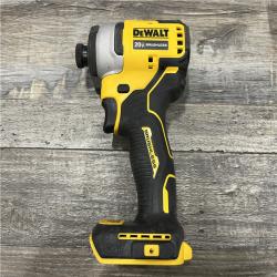 AS-IS DEWALT Atomic 20V Max Lithium-Ion Brushless Cordless Compact 1/4 in. Impact Driver Kit