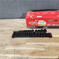 HOUSTON LOCATION - AS-IS Milwaukee FUEL INSIDER 12V Lithium-Ion Brushless Cordless 1/4 in. - 3/8 in. Extended Reach Box Ratchet (Tool-Only)