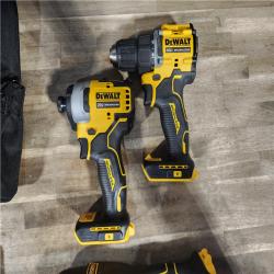 HOUSTON LOCATION - AS-IS DeWalt 20V MAX ATOMIC Cordless Brushless 3 Tool Combo Kit