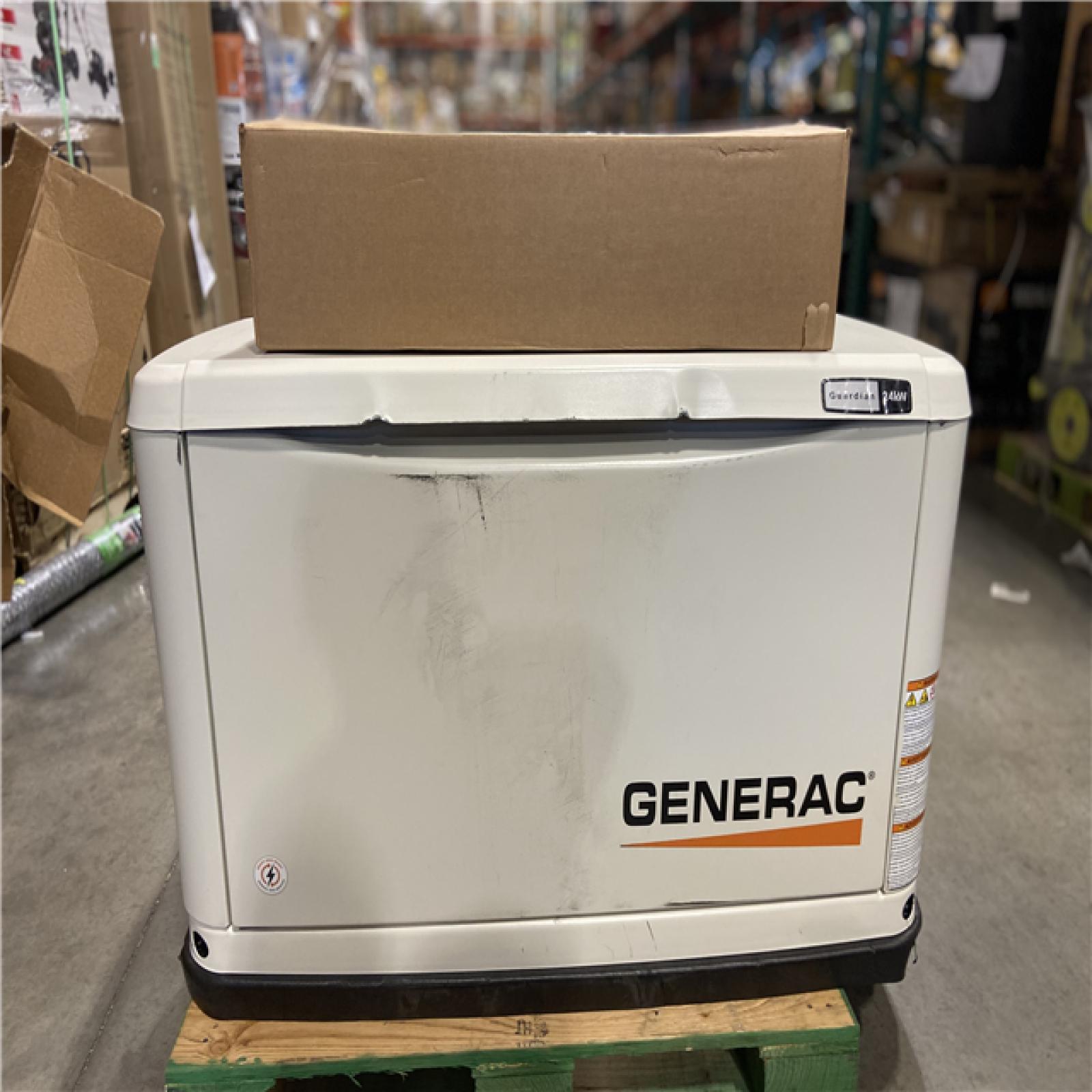 DALLAS LOCATION - Generac 24,000 Watt - Dual Fuel Air- Cooled Whole House Home Standby