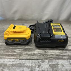 AS-IS DEWALT 20V MAX XR POWERSTACK Lithium-Ion Battery Starter Kit with 3.5Ah Battery and Charger