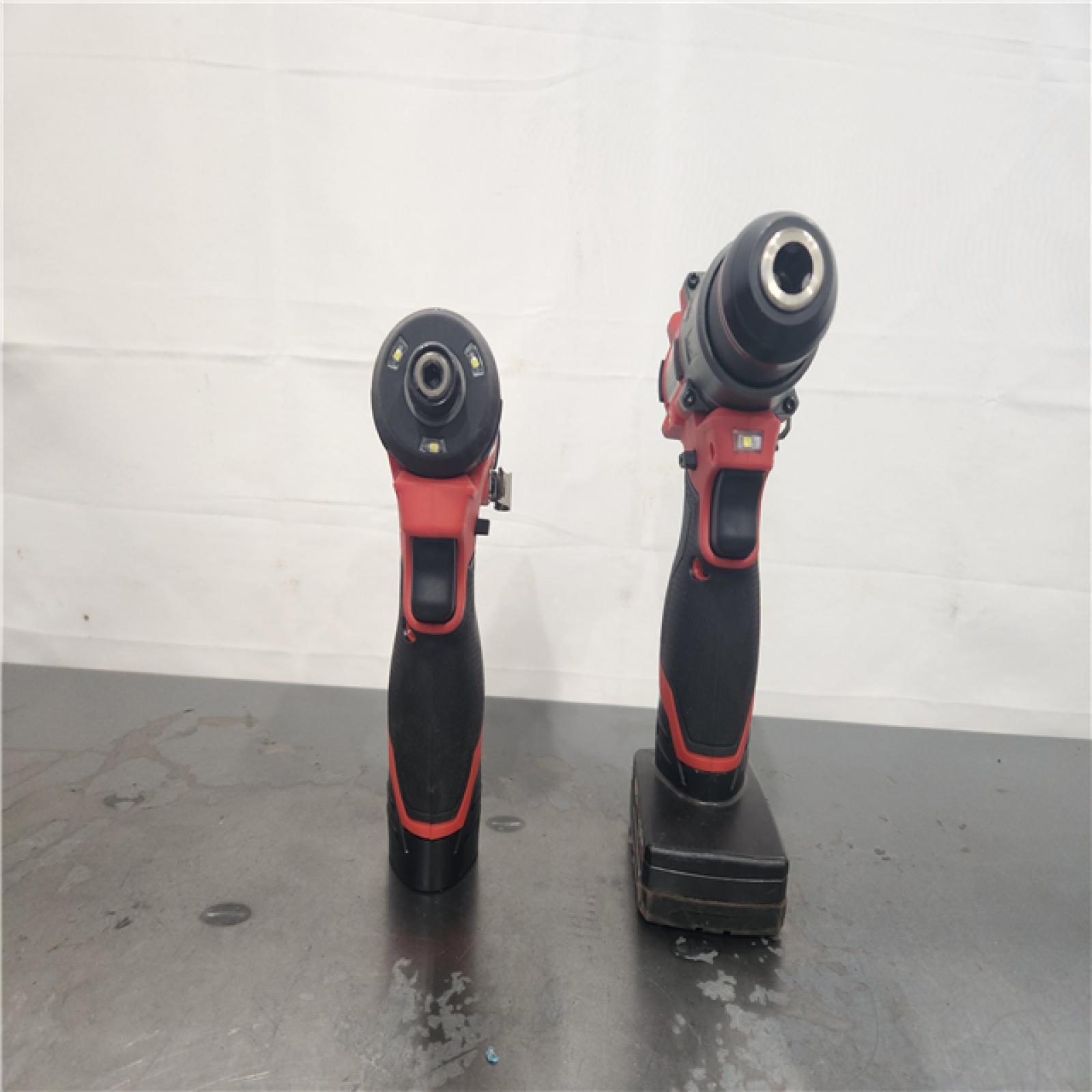 AS-IS- Milwaukee Brushless Hammer Drill and Impact Driver Combo Kit