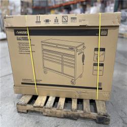 DALLAS LOCATION - Husky 52 in. W x 25 in. D Standard Duty 9-Drawer Mobile Workbench Tool Chest with Solid Wood Top in Gloss Black