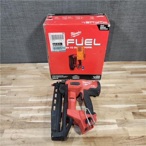HOUSTON LOCATION - AS-IS Milwaukee FUEL 18-Volt Lithium-Ion Brushless Cordless Gen ll 16-Gauge Straight Finish Nailer (Tool Only)
