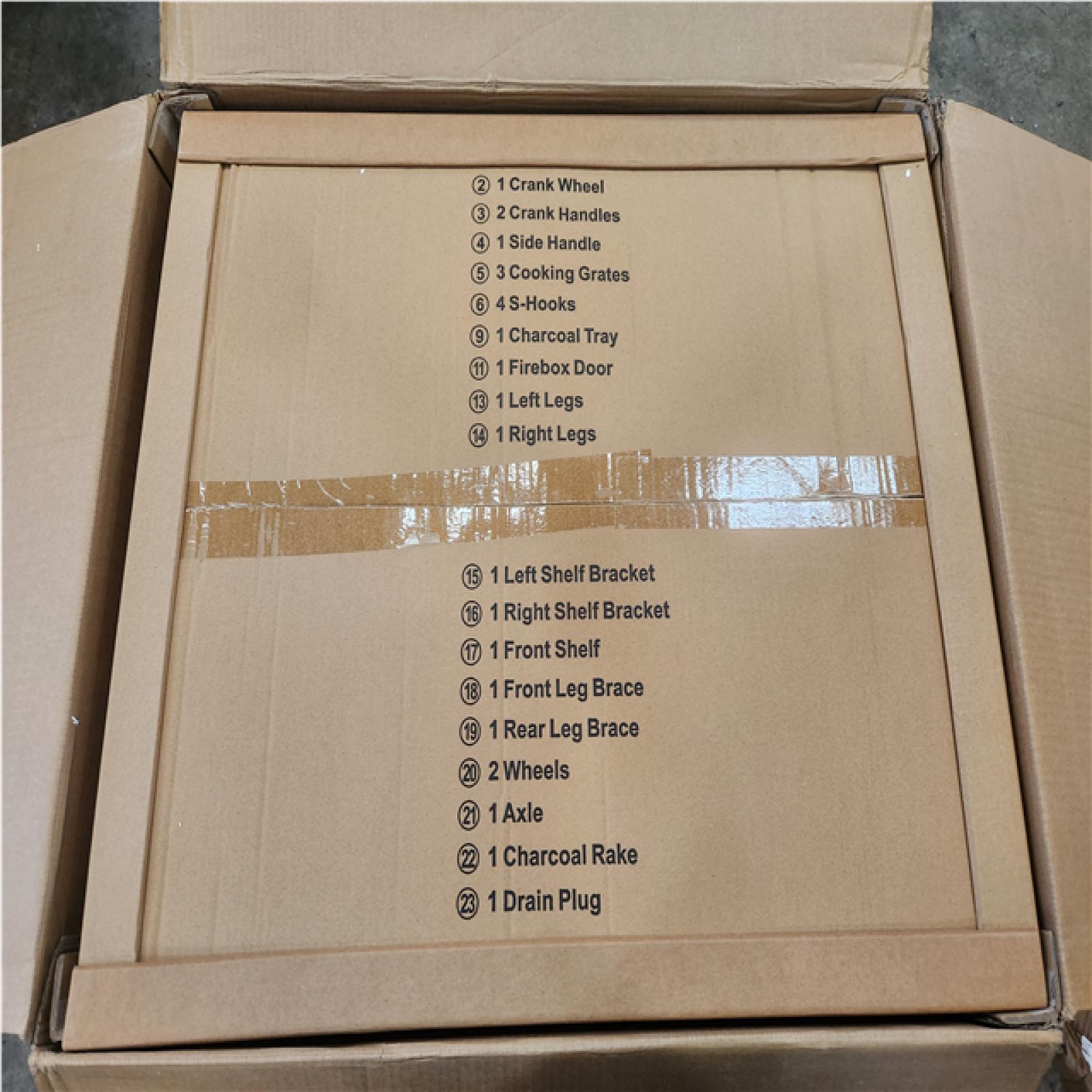 Phoenix NEW Even Embers 26 in. Santa Maria Charcoal and Wood Grill in Black with Cover Included
