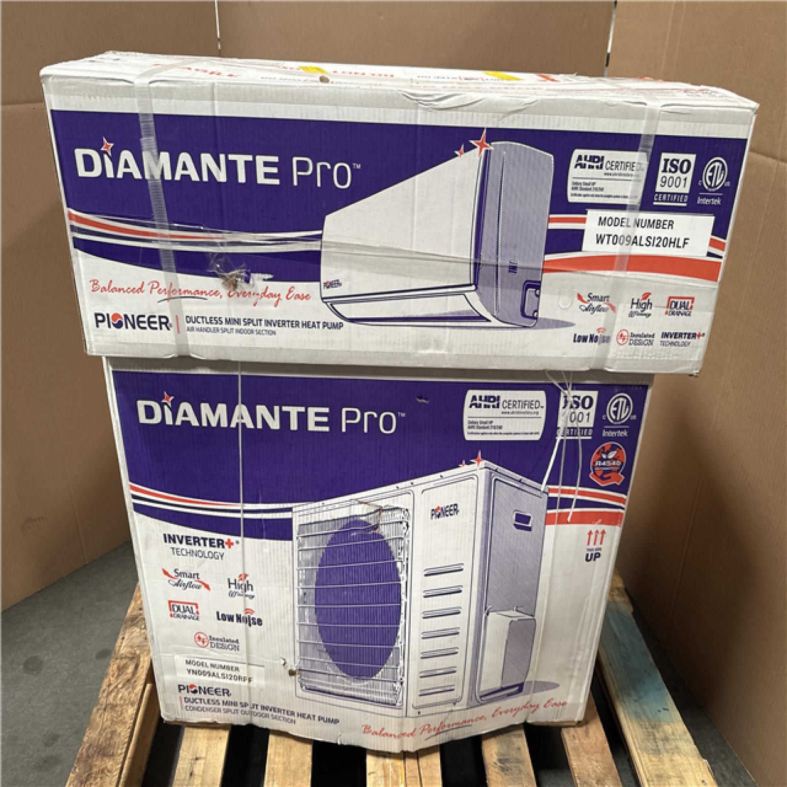 CALIFORNIA AS IS PIONEER DIAMANTÉ PRO MININSPLIT