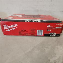 Phoenix NEW Milwaukee SHOCKWAVE 3/8 in. Drive SAE and Metric 6 Point Impact Socket Set (43-Piece) (SEALED)