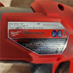 HOUSTON LOCATION - AS-IS Milwaukee FUEL 18-Volt Lithium-Ion Brushless Cordless Gen II 15-Gauge Angled Finish Nailer (Tool-Only)