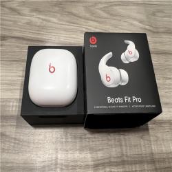 AS-IS Beats - Fit Pro True Wireless Noise Cancelling In-Ear Earbuds - White