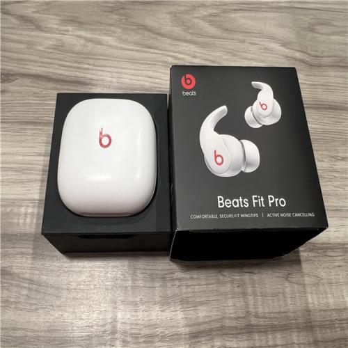 AS-IS Beats - Fit Pro True Wireless Noise Cancelling In-Ear Earbuds - White