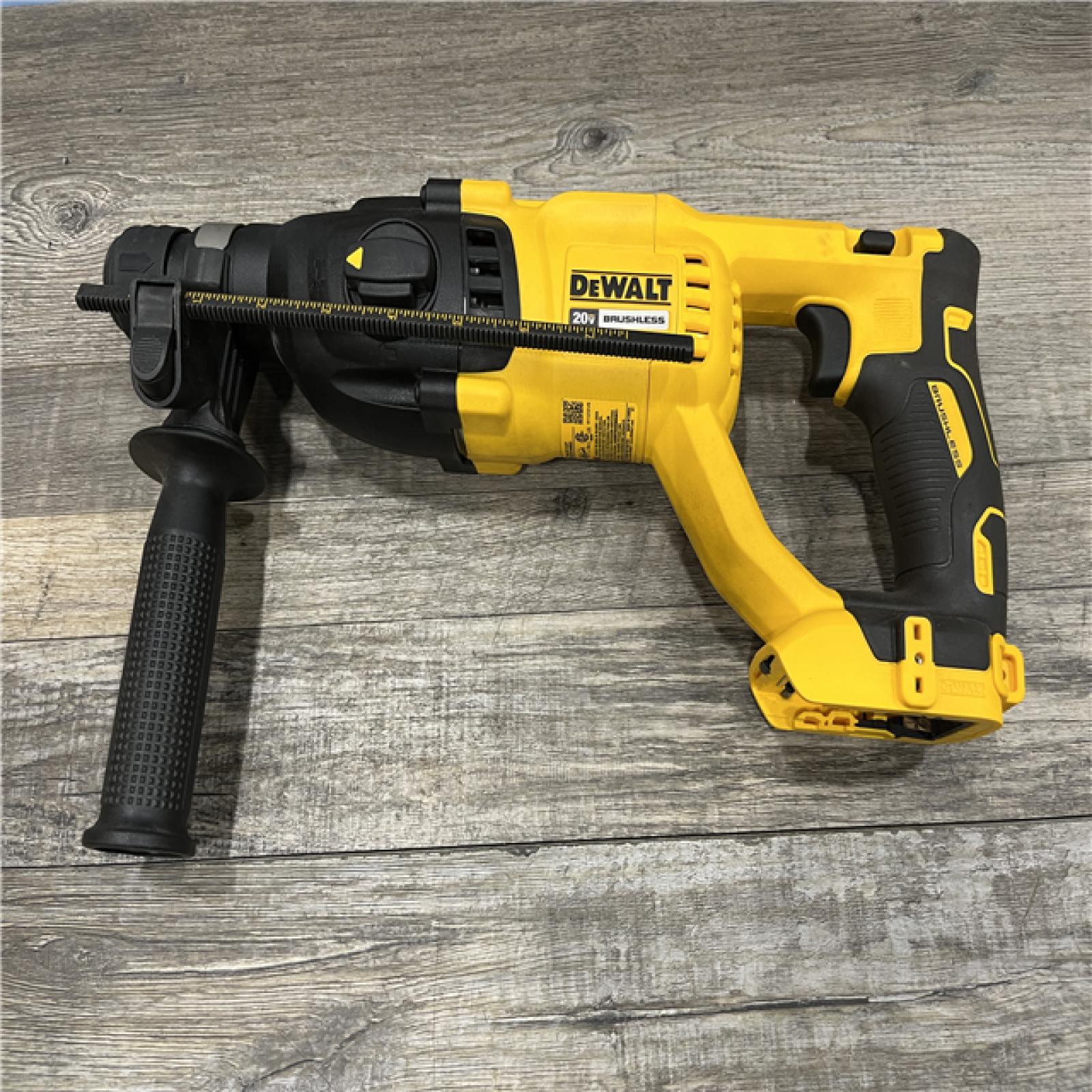 AS-IS DEWALT 20V MAX Cordless Brushless 1 in. SDS Plus D-Handle Concrete and Masonry Rotary Hammer (Tool Only)
