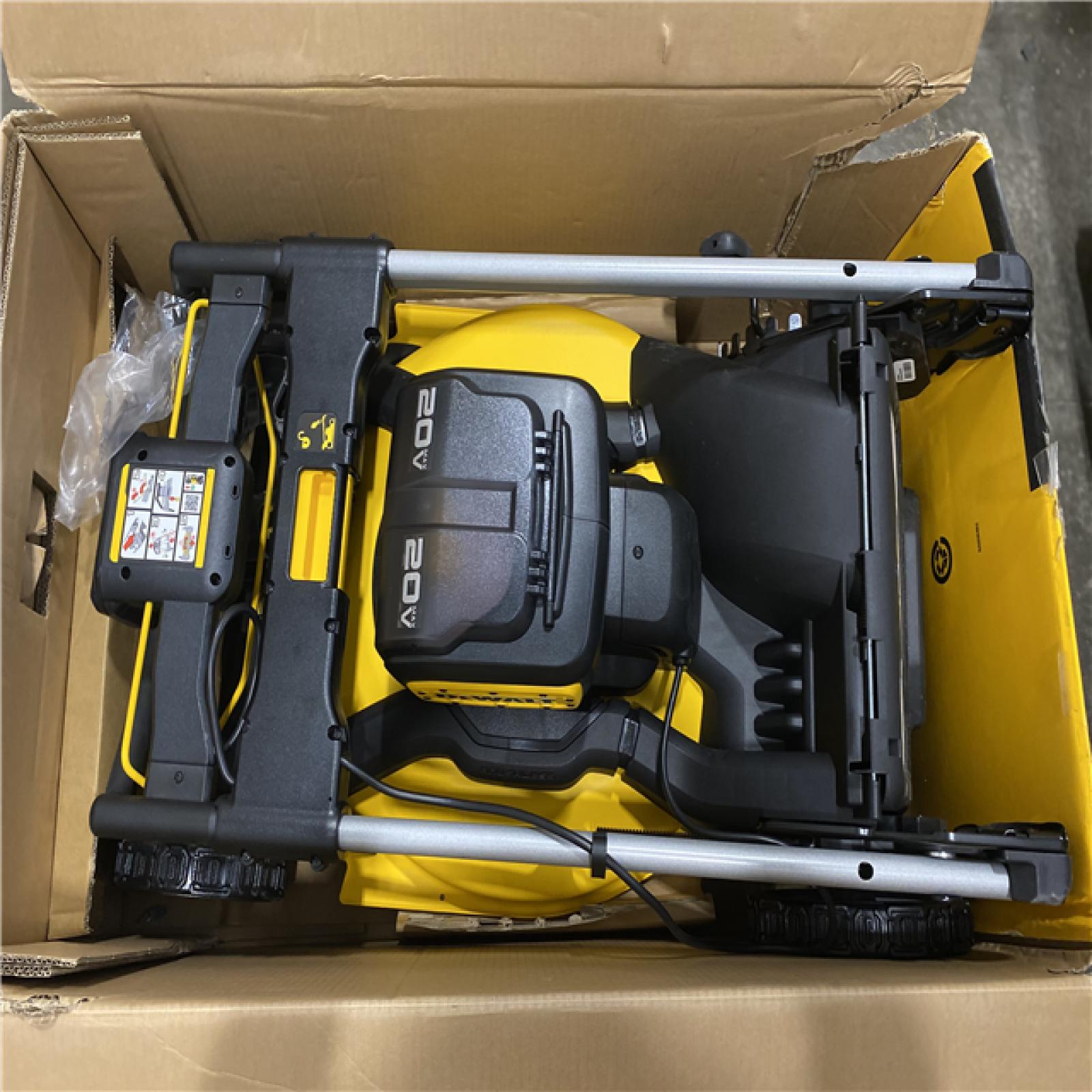 Dallas Location - As-Is DEWAL-2x20V MAX 21 in. Cordless Battery Powered Push Lawn Mower Kit with (2) 10 Ah Batteries and Chargers