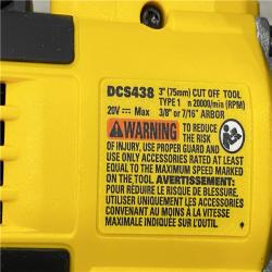 AS-IS DEWALT 20V XR Cordless 3 in. Cut-Off Tool (Tool Only)