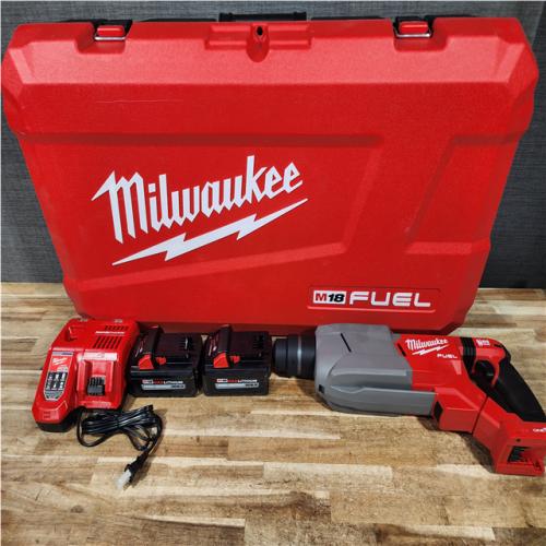 HOUSTON LOCATION - AS - IS Milwaukee 2916-22 18V M18 FUEL Lithium-Ion Cordless 1-1/4â€ SDS Plus D-Handle Rotary Hammer W/ ONE-KEY Kit