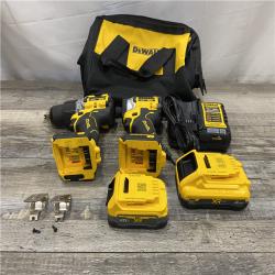 AS-IS DEWALT 20V XR Lithium-Ion Cordless 2-Tool Combo Kit