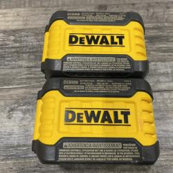 AS-IS DEWALT FLEXVOLT 20V/60V MAX Lithium-Ion 6.0Ah Battery Pack (2 Pack)