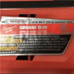 AS-IS - Milwaukee 18V Lithium-Ion Cordless Grease Gun 2-Speed (Tool-Only)
