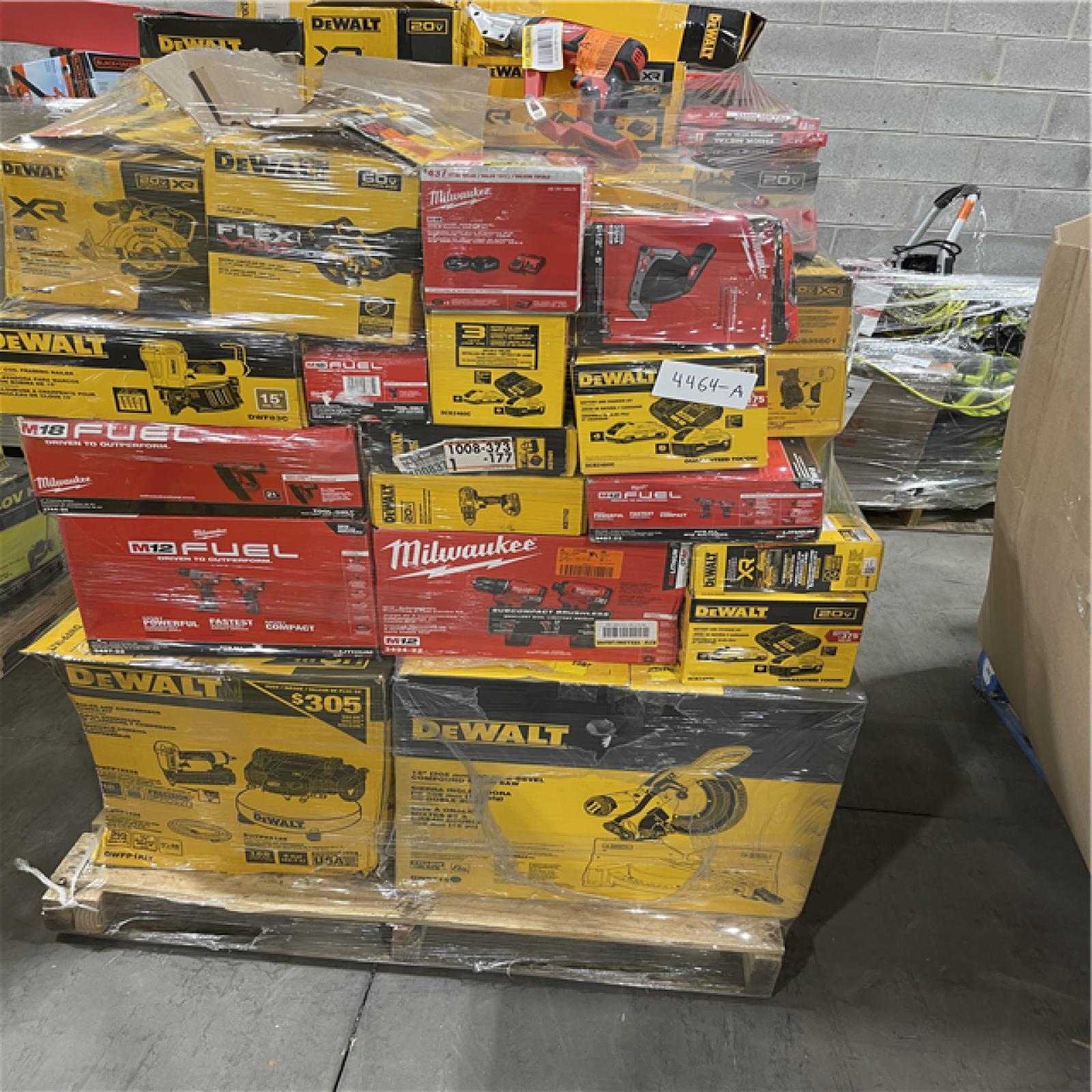 Pittston Location As-Is Power Tools Partial Truckload (10 pallets) 4464-A