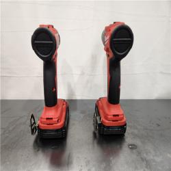 AS-IS- Milwaukee 18V Lithium-Ion Brushless Cordless Compact Drill/Impact Combo Kit