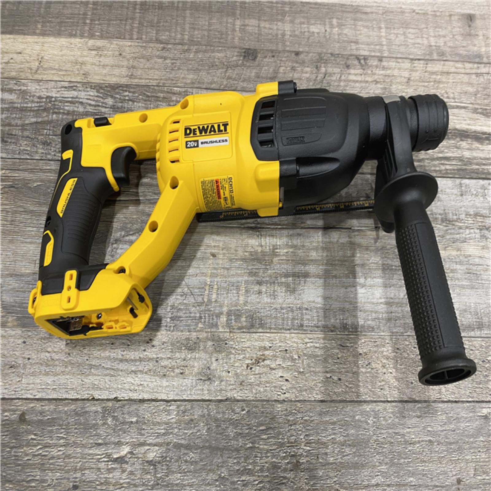 AS-IS DEWALT 20V MAX Cordless Brushless 1 in. SDS Plus D-Handle Concrete and Masonry Rotary Hammer (Tool Only)