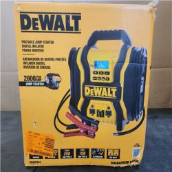 Phoenix NEW DEWALT 2000-Peak Amp Portable Jump Starter with Digital Compressor  USB and AC Power Bank - DXAEPS14