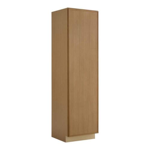 Phoenix NEW Hampton Bay Leyton 24 in. W x 24 in. D x 90 in. H Ready to Assemble Plywood Slim Shaker Utility Pantry Kitchen Cabinet in White Oak