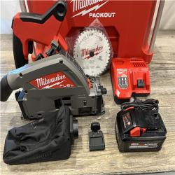 NEW - Milwaukee FUEL 18V Lithium-Ion Brushless Cordless 6-1/2 in. Plunge Track Saw PACKOUT Kit