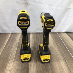 AS-IS DEWALT 20V MAX Lithium-Ion 2-Tool Cordless Brushless Combo Kit