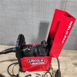 HOUSTON LOCATION - AS-IS (APPEARS LIKE NEW) Lincoln Electric WELD-PAK 90i MIG and Flux-Cored Wire Feeder Welder with Gas Regulator