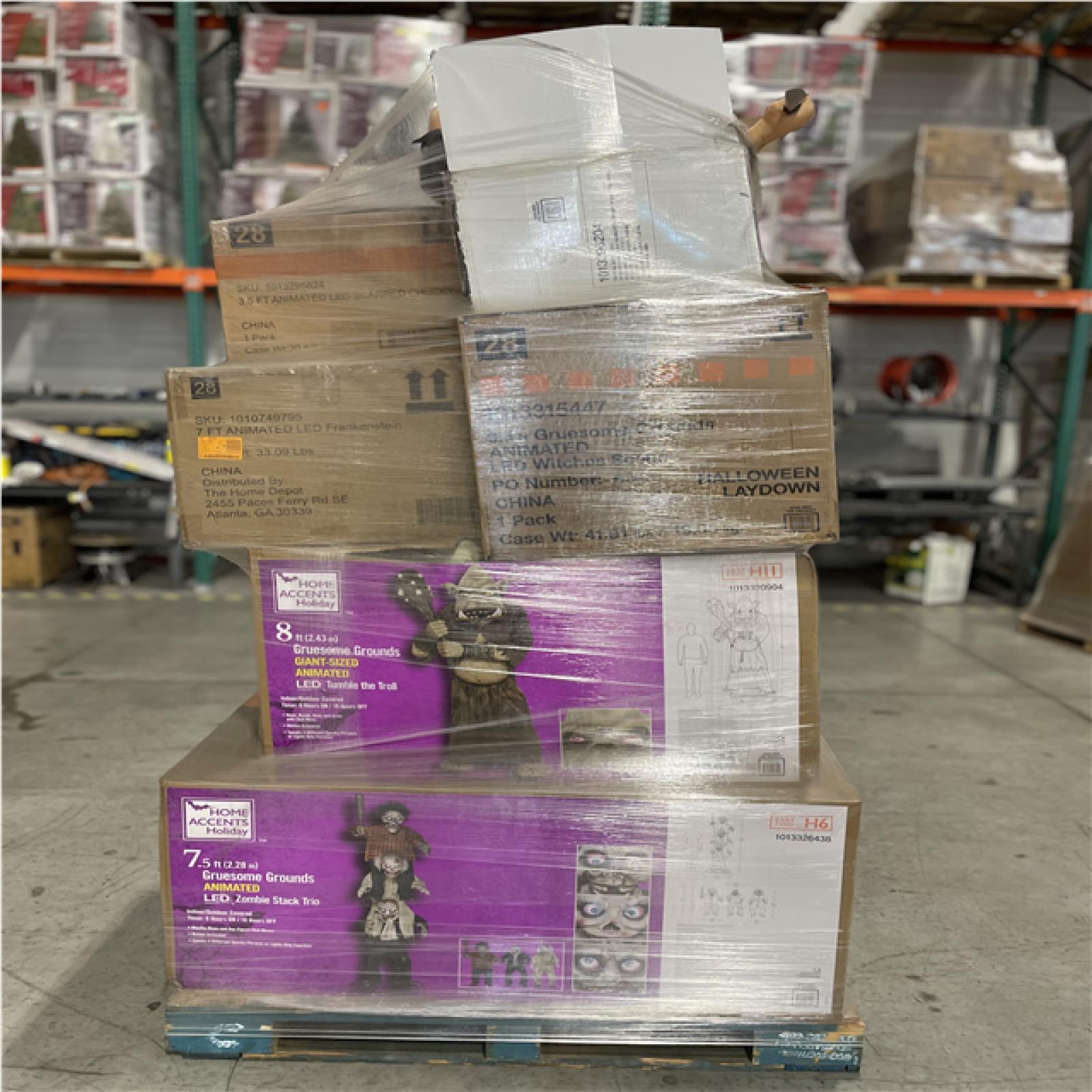 DALLAS LOCATION- AS-IS ASSORTED HALLOWEEN DECORATION PALLET