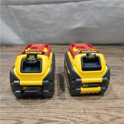 AS-IS DEWALT FLEXVOLT 20V/60V MAX Lithium-Ion 6.0Ah Battery Pack (2 Pack)