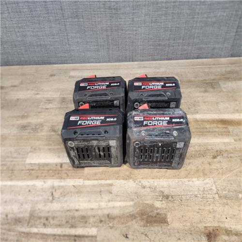 HOUSTON LOCATION - AS-IS MILWAUKEE FORGE BATTERY PACK QTY - 4