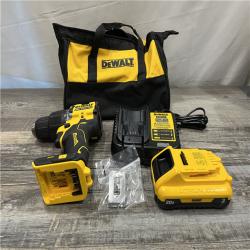 AS-IS DEWALT ATOMIC 20V Cordless 1/2 in. Compact Hammer Drill Kit