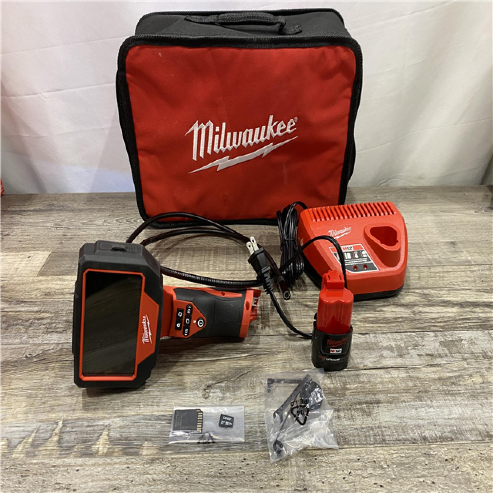 AS-IS Milwaukee 12V Lithium-Ion Cordless M-SPECTOR 360-Degree 4 ft. Inspection Camera Kit