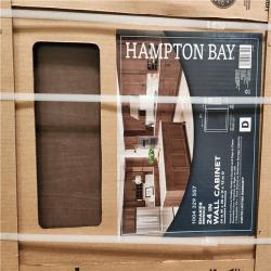 Phoenix Location 11 Hampton Bay Shaker 24 in. W x 12 in. D x 30 in. H Assembled Wall Kitchen Cabinet in Brindle Pallet