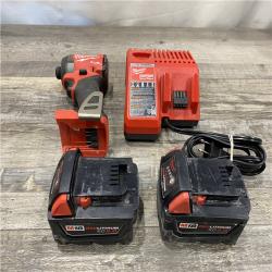 AS-IS Milwaukee FUEL 18V Lithium-Ion Brushless Cordless 1/4 in. Hex Impact Driver Kit