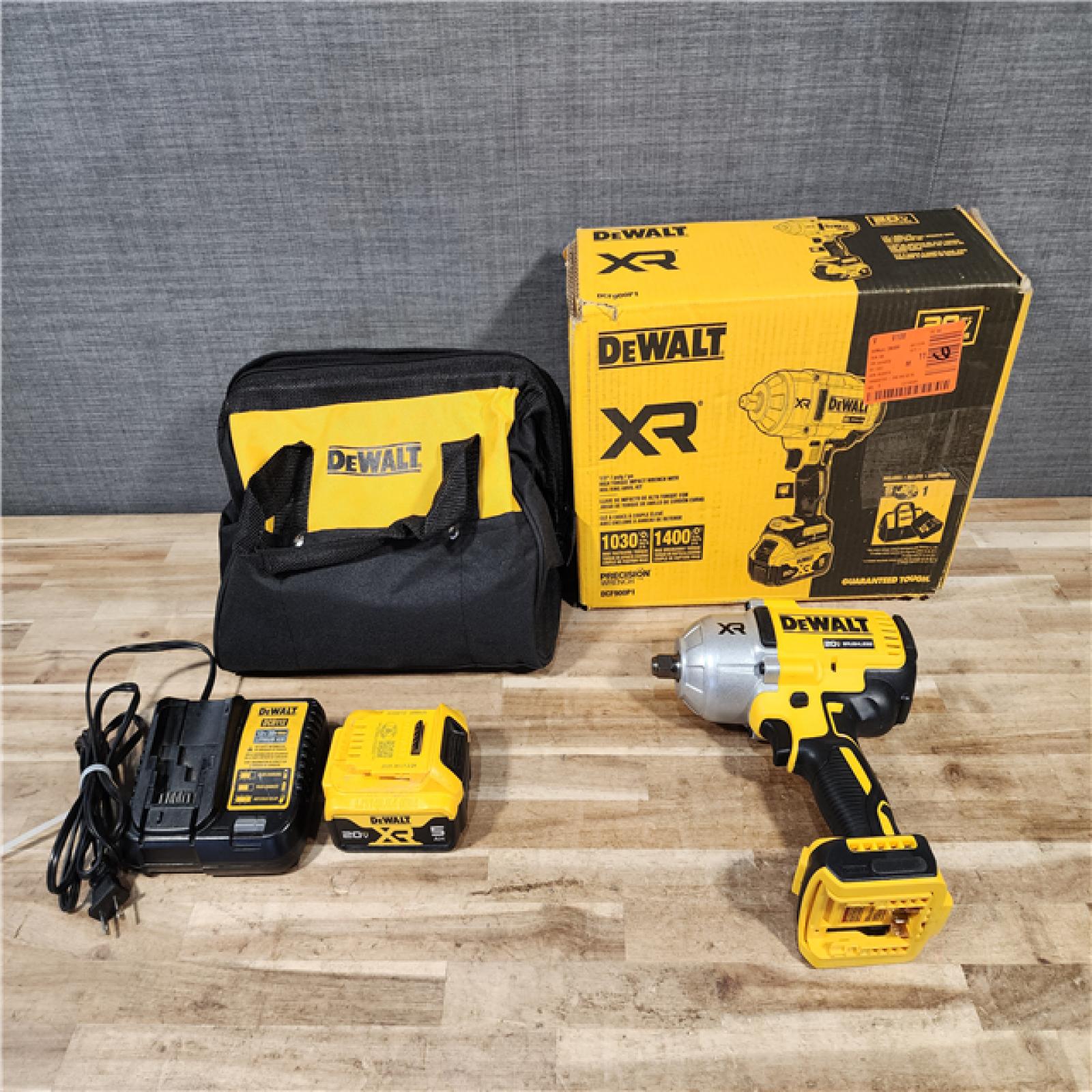 HOUSTON LOCATION - AS-IS DEWALT 20V MAX Lithium-Ion Cordless 1/2 in. Impact Wrench Kit
