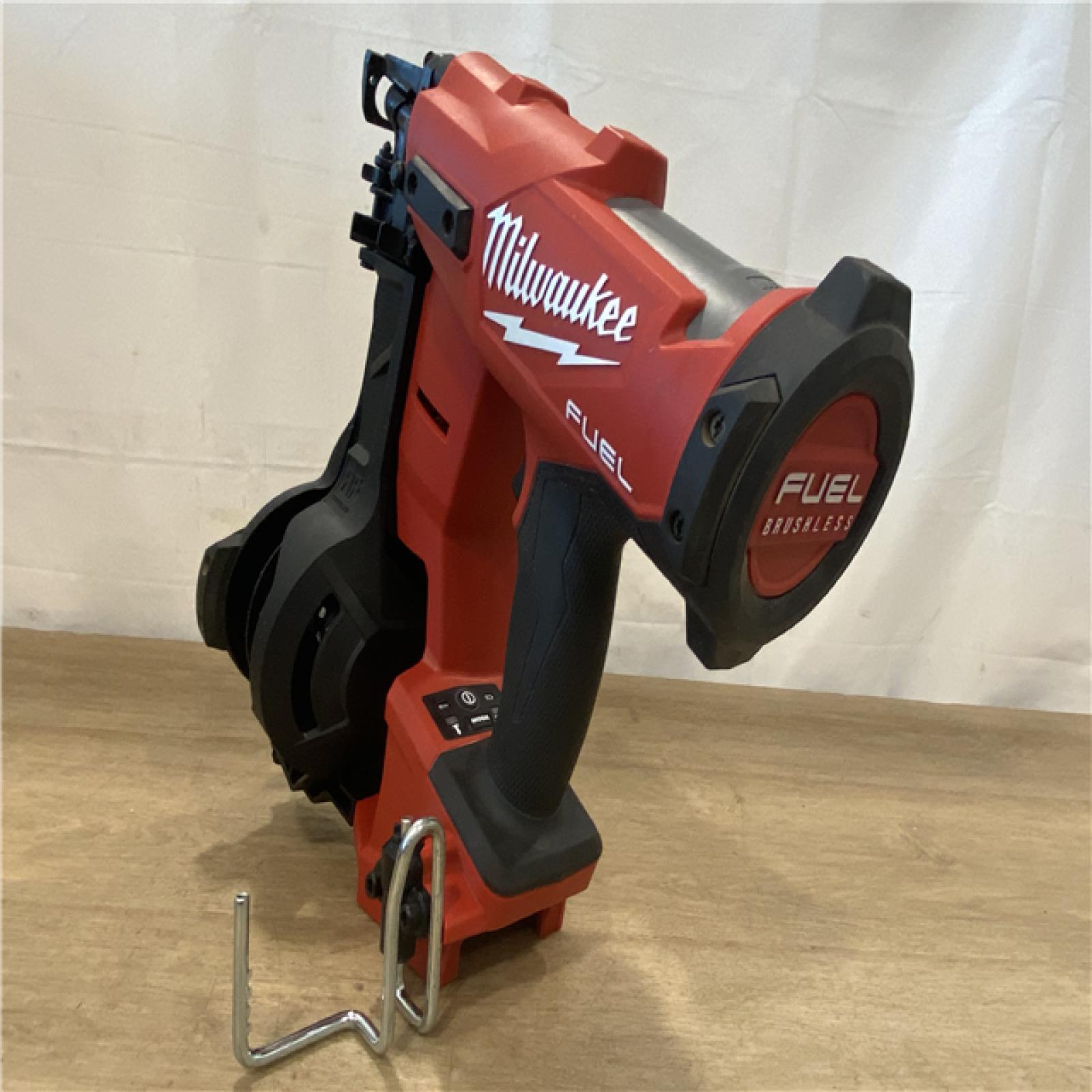 AS-IS Milwaukee FUEL 18-Volt Lithium-Ion Brushless Cordless Coil Roofing Nailer (Tool Only)