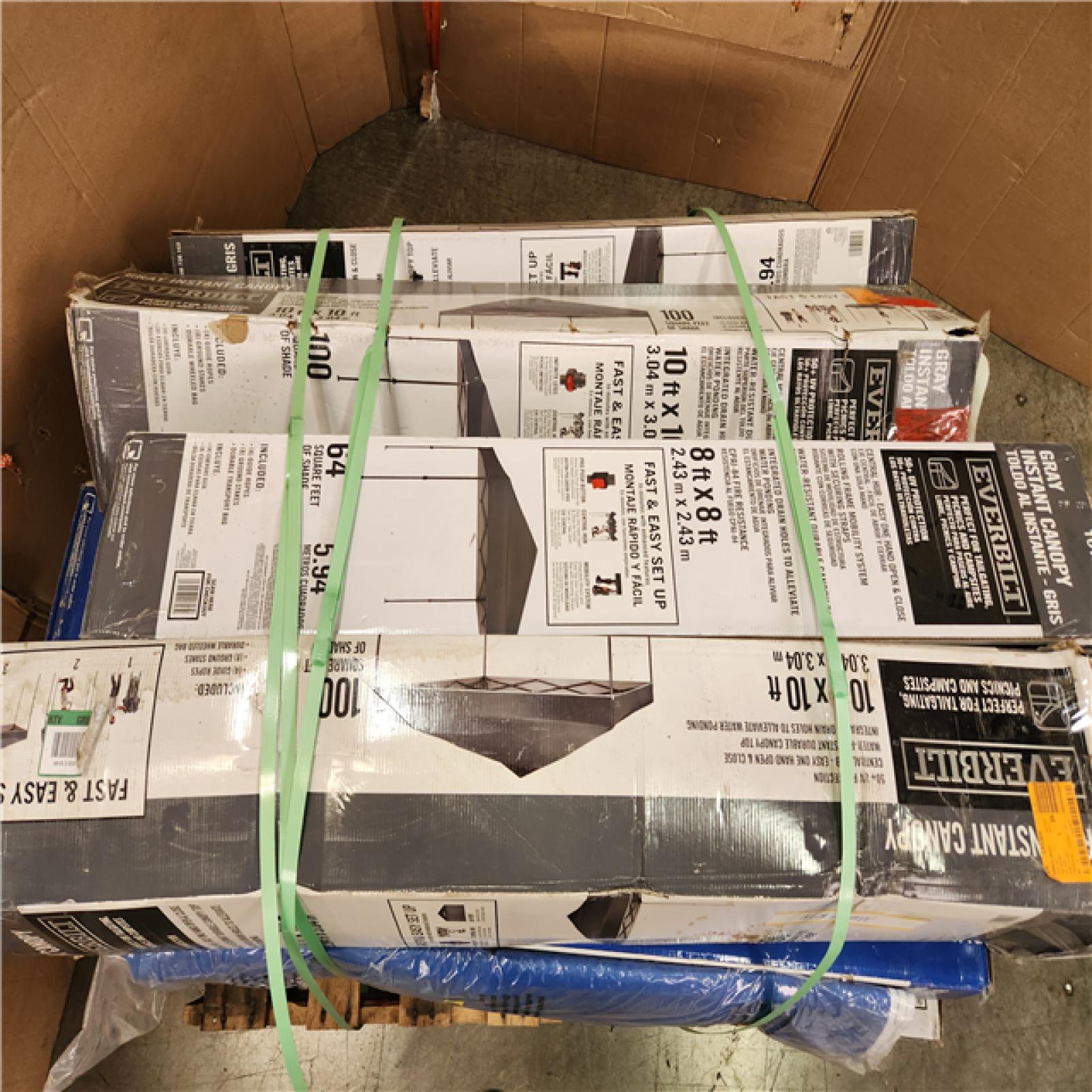 Phoenix AS-IS Mixed Everbilt Easy Instant Canopy Pallet (10-Total)
