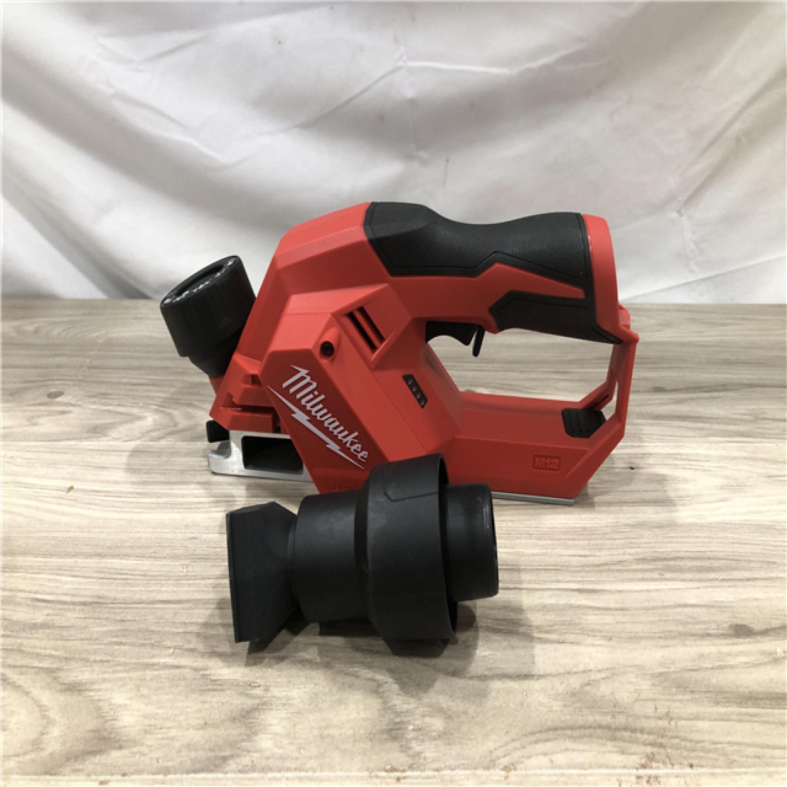 AS-IS Milwaukee M12 Brushless 2-inch Planer  Tool Only