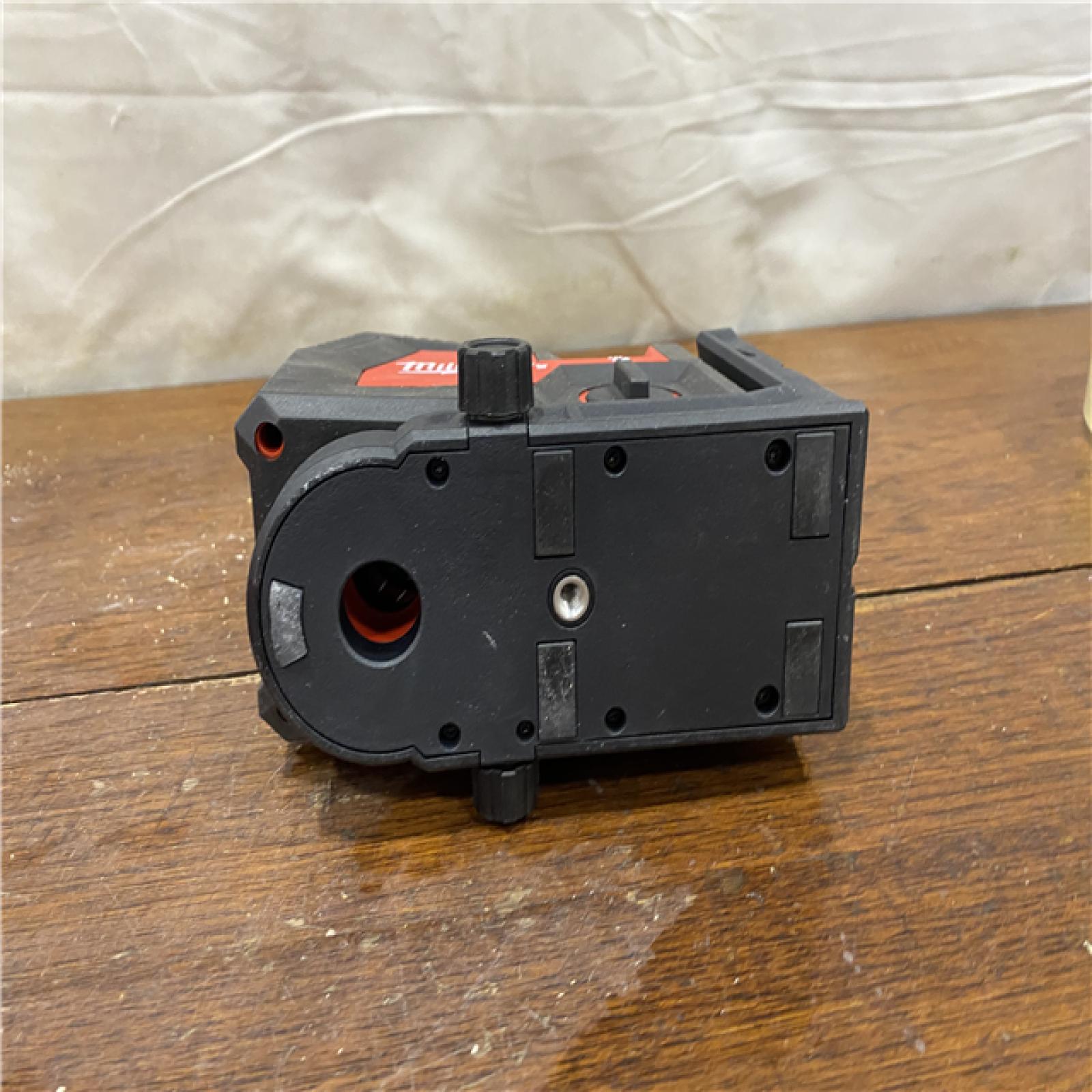 AS-IS 100 Ft. REDLITHIUM Lithium-Ion USB Green Rechargeable Cross Line Laser Level with Charger