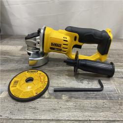 AS-IS DEWALT 20V MAX Cordless 4.5 in. - 5 in. Angle Grinder (Tool Only)