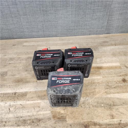 HOUSTON LOCATION - AS-IS MILWAUKEE FORGE BATTERY PACK QTY - 3