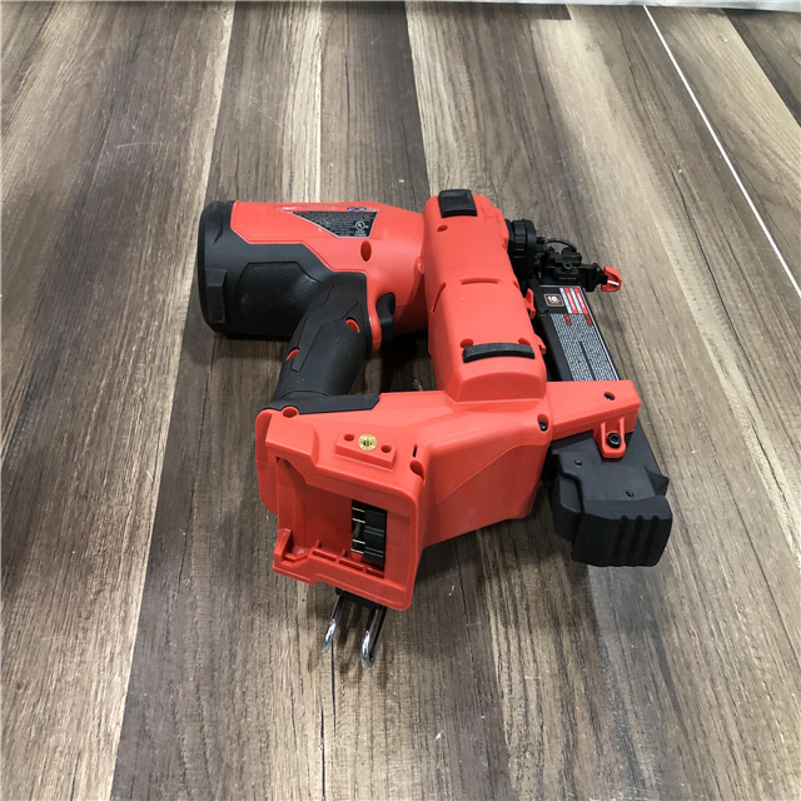 AS-IS Milwaukee FUEL 18-Volt Lithium-Ion Brushless Cordless Gen II 18-Gauge Brad Nailer (Tool-Only)