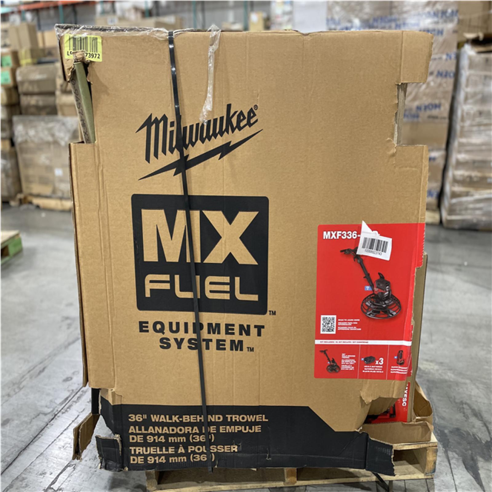 DALLAS LOCATION- AS-IS MILWAUKEE MX FUEL 36 in. Walk-Behind Trowel Kit