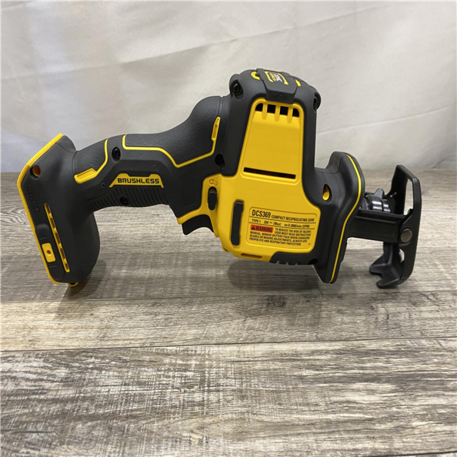 AS-IS DEWALT ATOMIC 20V MAX Cordless Brushless Compact Reciprocating Saw (Tool Only)