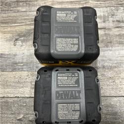 AS-IS DEWALT 20V XR Lithium-Ion Starter Pack with 8.0 Ah and 4.0 Ah Battery Packs and Charger
