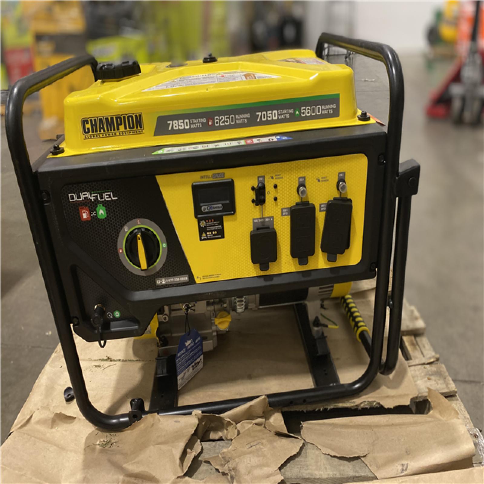 Dallas Location - As-Is Champion 201463 7850W Dual Fuel Generator