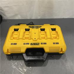 AS-IS- DEWALT 12V/20V/60V MAX 4-Port Lithium-Ion Battery Charger