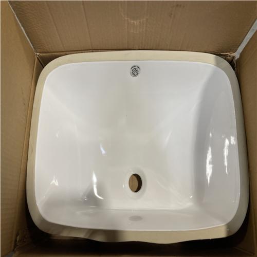 DALLAS LOCATION -VANITY SINK UNDERMOUNT WHITE PALLET - (30 UNITS)